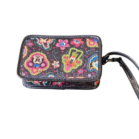 Disney Parks Mickey and Friends Sequin Wallet Wristlet - Picture 1 of 4